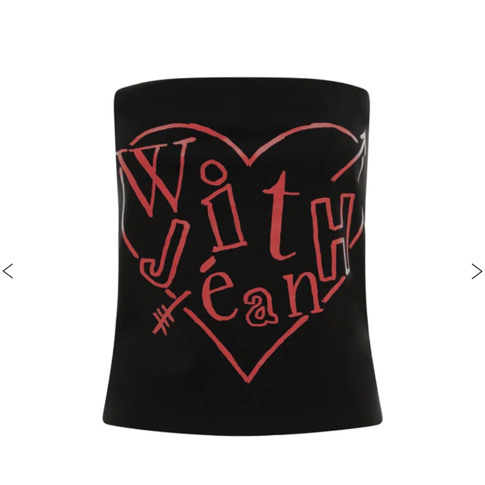 Heart You Boobtube | Black